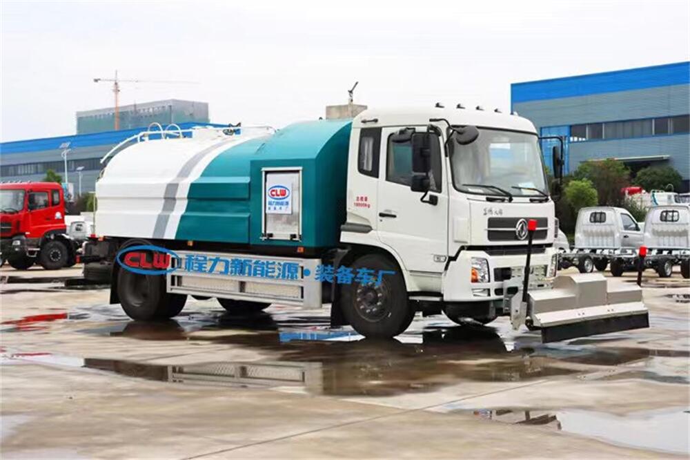 新能源電動(dòng)清洗車(chē)-國(guó)六9立方東風(fēng)天錦新能源電動(dòng)路面清洗車(chē)廠家價(jià)格